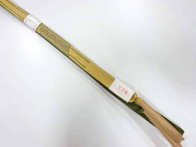JAPANESE KIMONO / UNUSED KOREI HAND-TIED OBIJIME